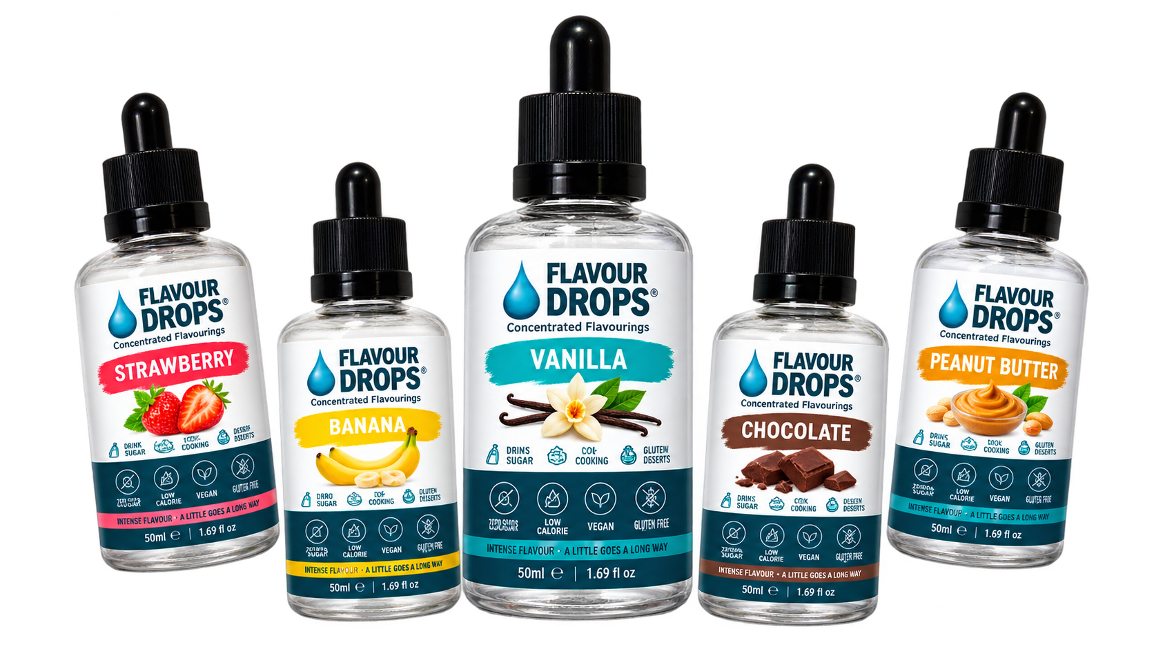 Flavour Drops concentrated flavouring range